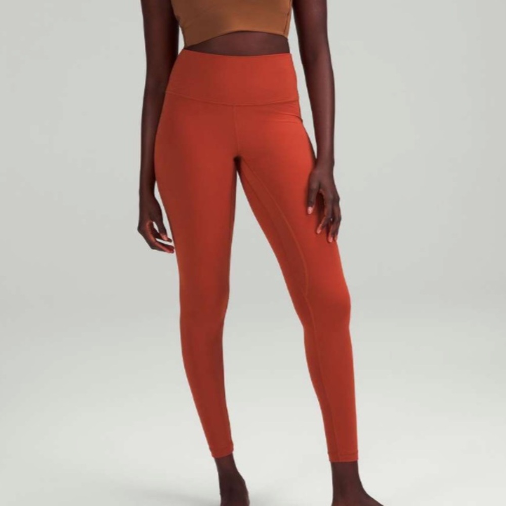 lululemon athletica align high rise pant 28 cayenne